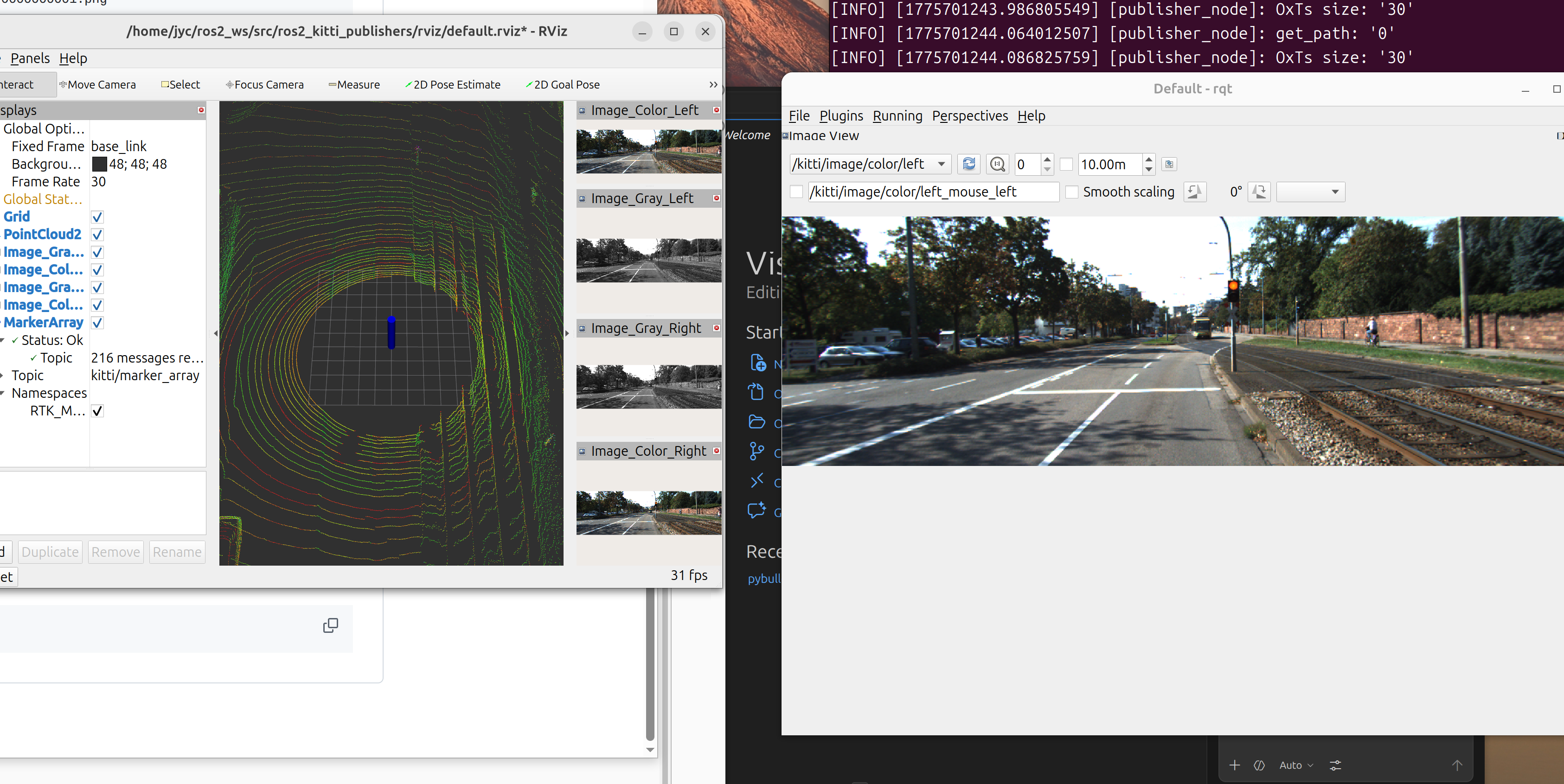 KITTI visualization screenshot